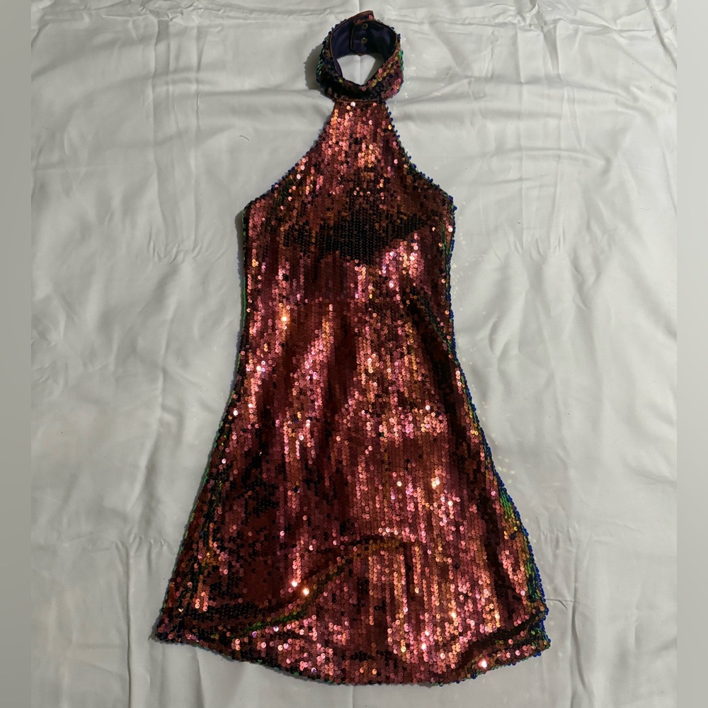 Dolls kill club exx sequin dress